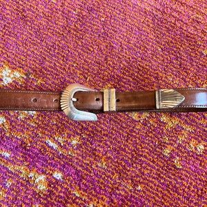 Vintage Leather Boho Belt